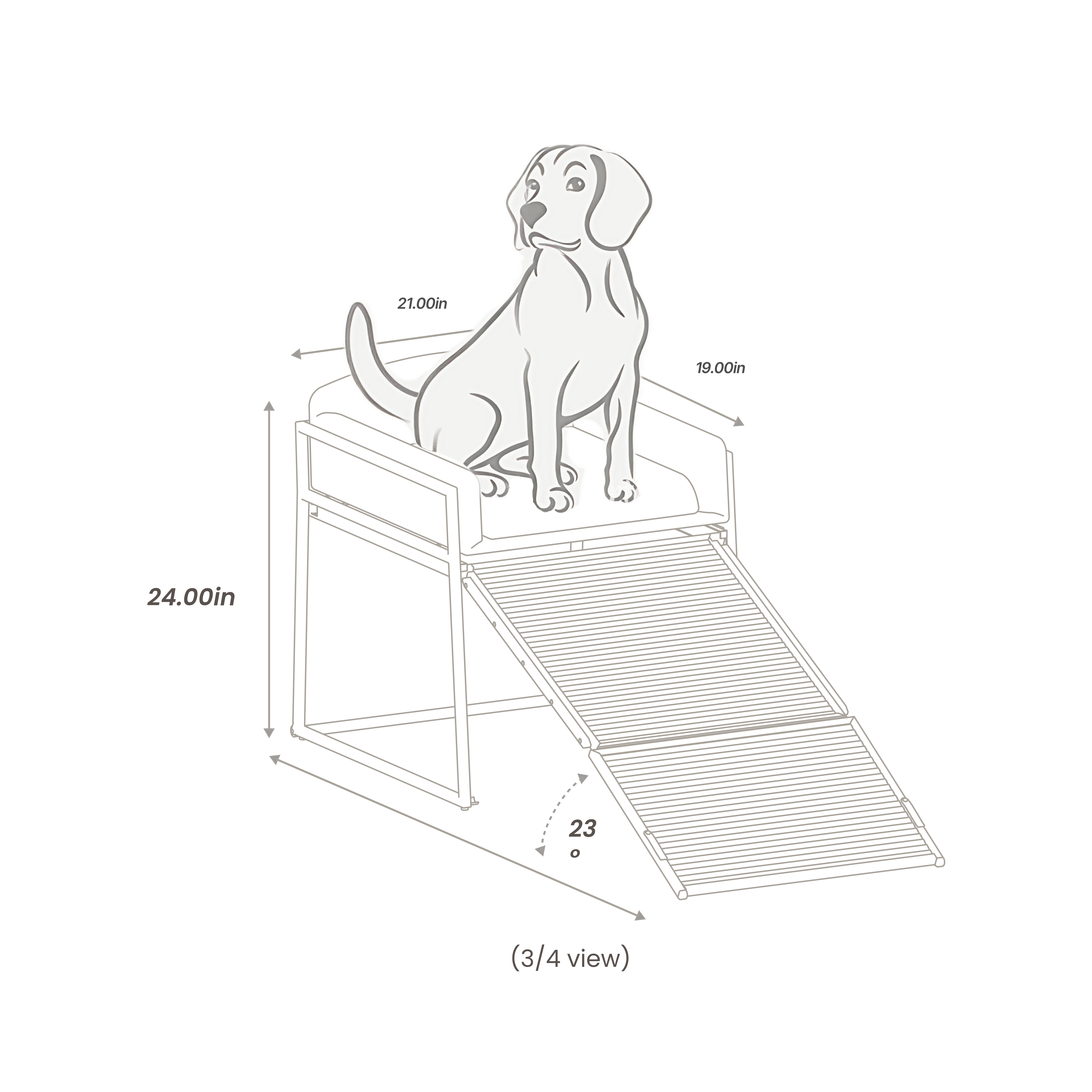 SeatMate™ Pet Office Chair: Black Faux Fur