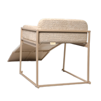Pet Office Chair: Cream Boucle