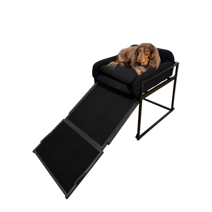 SeatMate® Pet Office Chair: Black Boucle