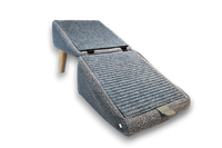 SeatMate™ Split Ottoman – Grey Bouclé
