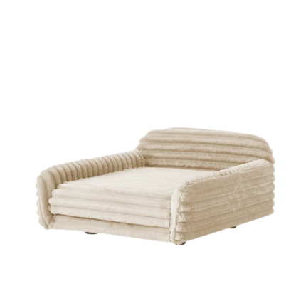 Replacement Seat: Cream Faux Fur