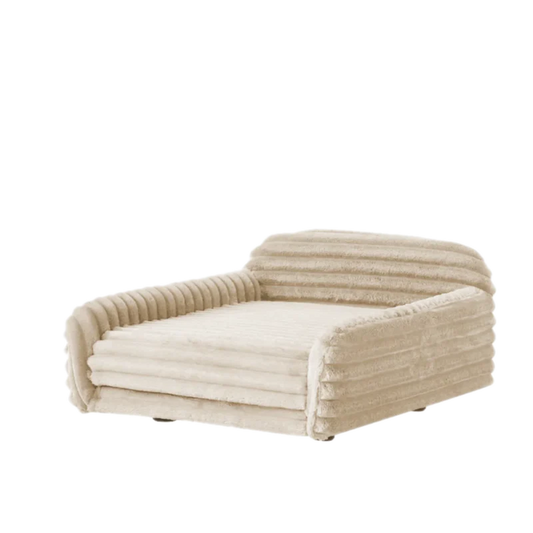 Replacement Seat: Cream Faux Fur