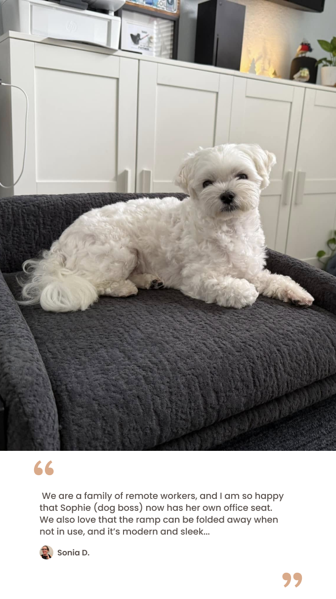 Black faux fur bed testimonial