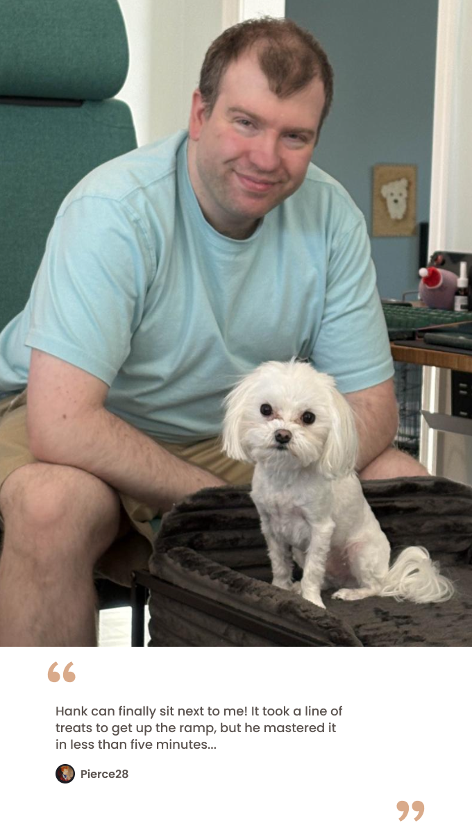 Black faux fur bed testimonial